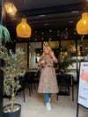 Pastel Leopar Bağlama Detay Trenç