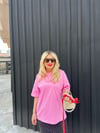Pembe Uzun Tshirt