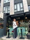 Şerit Detay Bol Paça Pantolon 