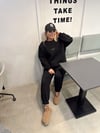 Siyah Self Love Eşofman Takımı