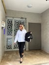 Siyah Stirrup Yüksek Bel Tayt