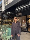 Siyah Vatkalı Blazer Ceket