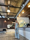 Tasarım Mavi Desenli Takım