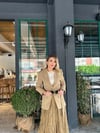 Yeşil Kırışık Etek