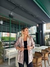 Yılan Desen Blazer Ceket