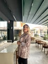 Yılan Desen Blazer Ceket