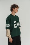 24 Ek Kollu Box Oversize Erkek Sweatshirt