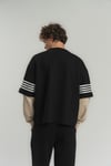 24 Ek Kollu Box Oversize Erkek Sweatshirt