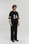 24 Ek Kollu Box Oversize Erkek Sweatshirt