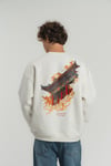 Aesthetıcs Of Time Box Oversize Sweatshirt
