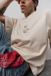 Bandana State Baskılı Oversize Tshirt
