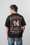 Bandana State Baskılı Oversize Tshirt