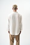Basic Oversize Keten Gömlek
