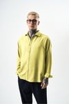 Basic Oversize Keten Gömlek