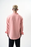 Basic Oversize Keten Gömlek