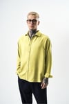Basic Oversize Keten Gömlek