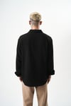 Basic Oversize Keten Gömlek