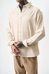 Basic Oversize Keten Gömlek