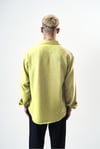 Basic Oversize Keten Gömlek