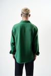 Basic Oversize Keten Gömlek
