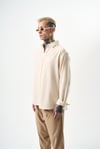 Basic Oversize Keten Gömlek