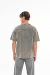 Basic Washed Dikiş Detaylı Oversize T-shirt