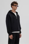 Basic Zipper Oversize Hoodie
