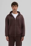 Basic Zipper Oversize Hoodie