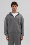 Basic Zipper Oversize Hoodie