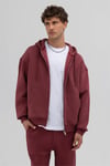 Basic Zipper Oversize Hoodie