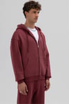 Basic Zipper Oversize Hoodie