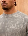Baskılı Oversize Triko Modeli