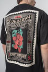 Blueberry Özel Baskı Oversize Tshirt