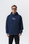 Cross Stıtch Nakış Oversize Hoodie