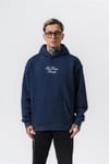 Cross Stıtch Nakış Oversize Hoodie