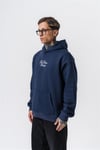 Cross Stıtch Nakış Oversize Hoodie