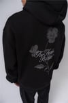 Cross Stıtch Nakış Oversize Hoodie