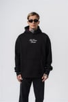 Cross Stıtch Nakış Oversize Hoodie