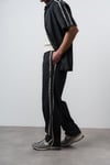 Denim Penye Şeritli Spor Pantolon