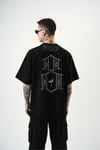 Eight Kabartma Baskılı Oversize T-shirt