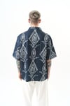 Ethnic Pattern Baskılı Oversize Gömlek