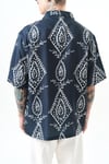 Ethnic Pattern Baskılı Oversize Gömlek