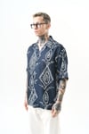 Ethnic Pattern Baskılı Oversize Gömlek