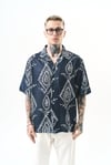 Ethnic Pattern Baskılı Oversize Gömlek