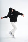 Eye Nakış Detaylı Oversize Hoodie