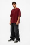FFB Nakış Görünümlü Oversize Tshirt