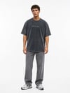 FFB Nakış Görünümlü Oversize Tshirt