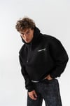 Fleurnoır Kabartma Sırt Baskı Hoodie