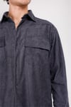Kadife Oversize Gömlek Baggy Takım