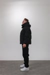Kapüşonlu Oversize Şişme Mont
